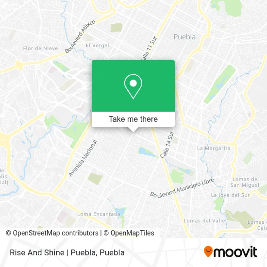 Rise And Shine | Puebla map