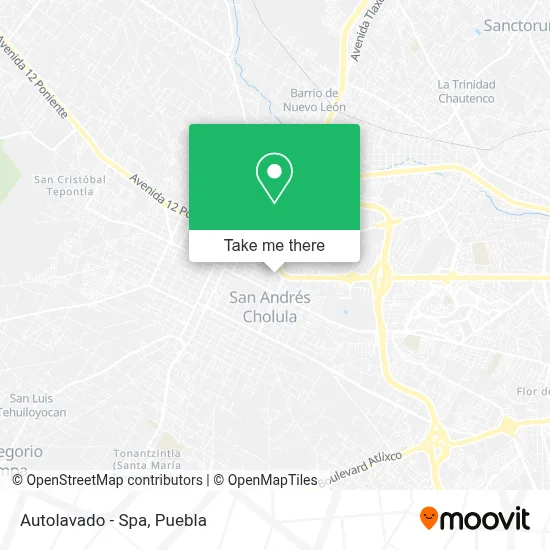 Autolavado - Spa map