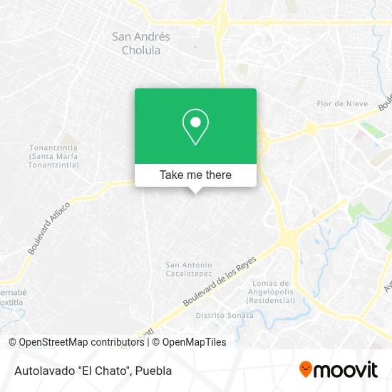 Autolavado "El Chato" map