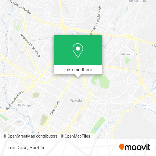 True Dose map