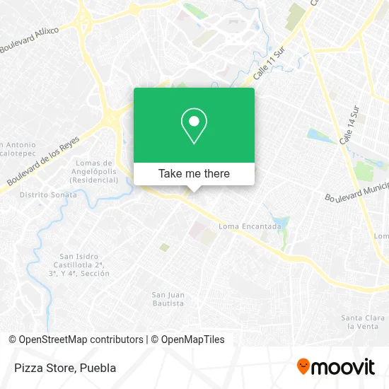 Pizza Store map