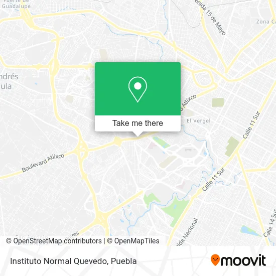 Instituto Normal Quevedo map