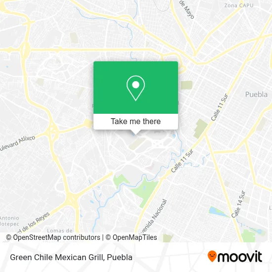 Green Chile Mexican Grill map