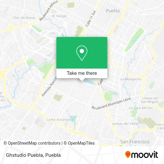 Ghstudio Puebla map