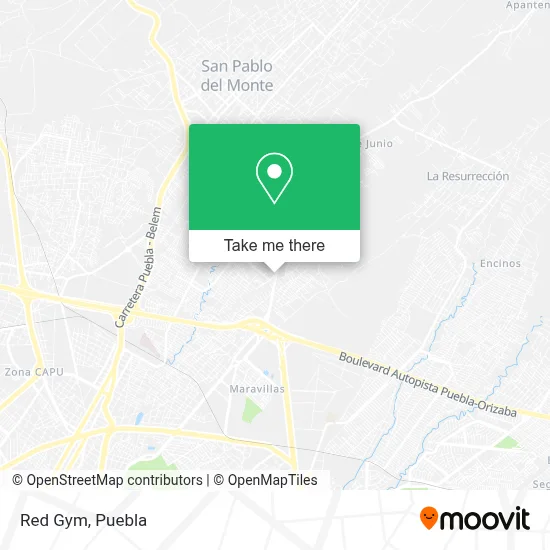 Red Gym map