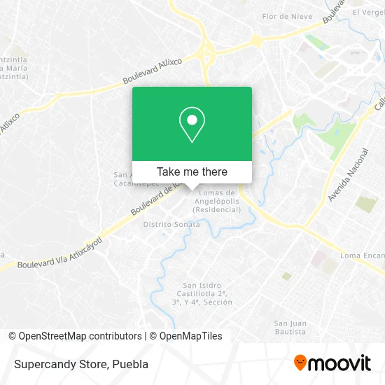 Supercandy Store map