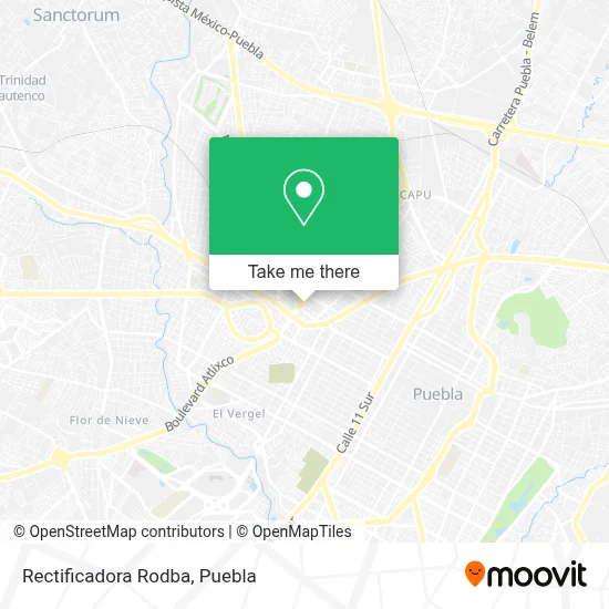 Rectificadora Rodba map