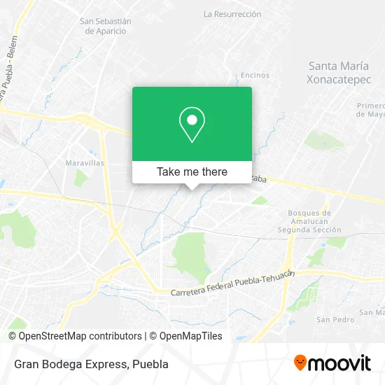 Gran Bodega Express map