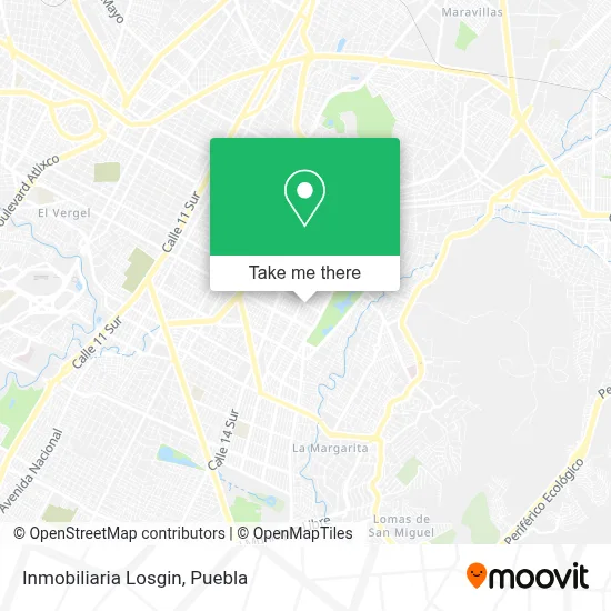 Inmobiliaria Losgin map
