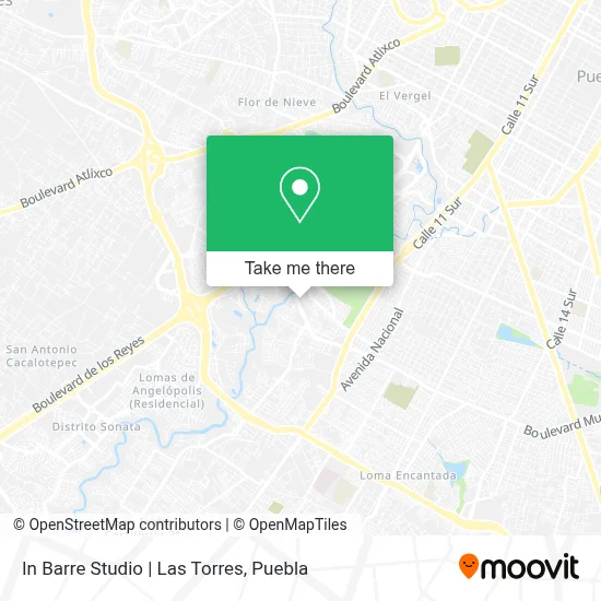 In Barre Studio | Las Torres map