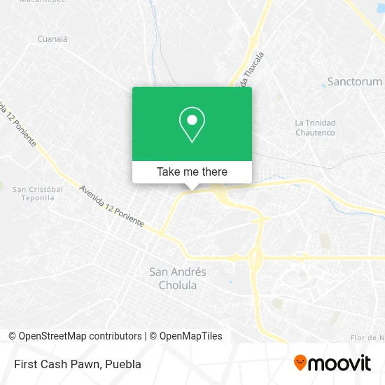 First Cash Pawn map