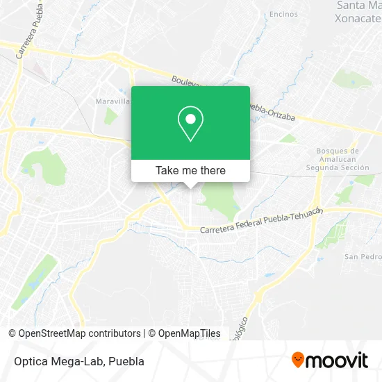 Optica Mega-Lab map