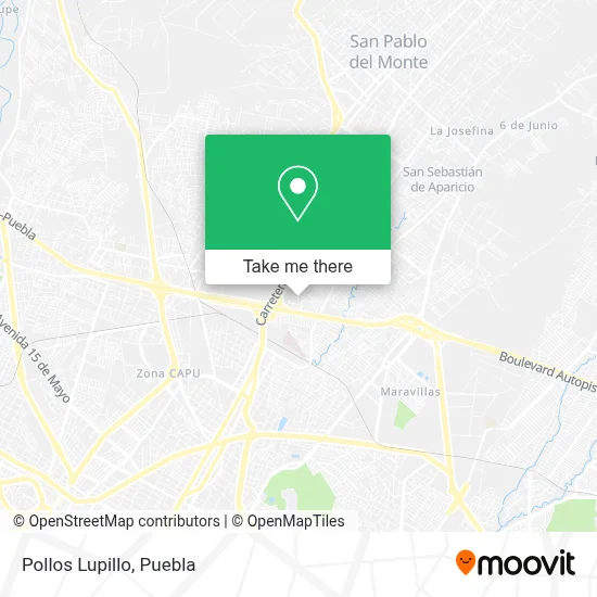 Pollos Lupillo map