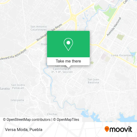 Versa Moda map
