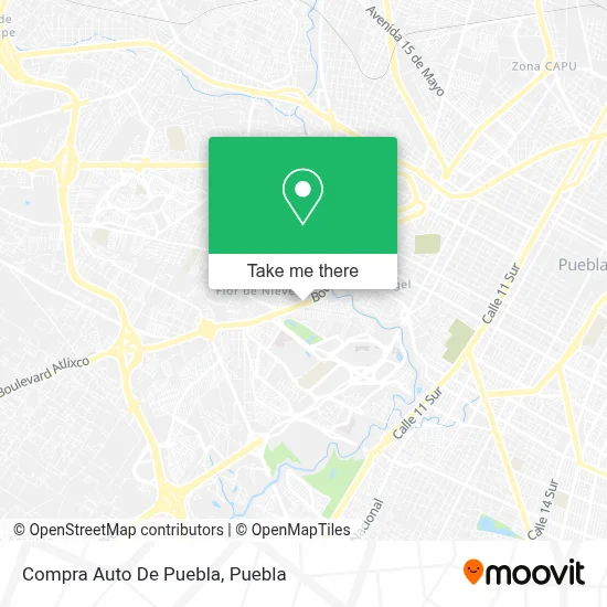Compra Auto De Puebla map