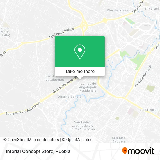 Interial Concept Store map