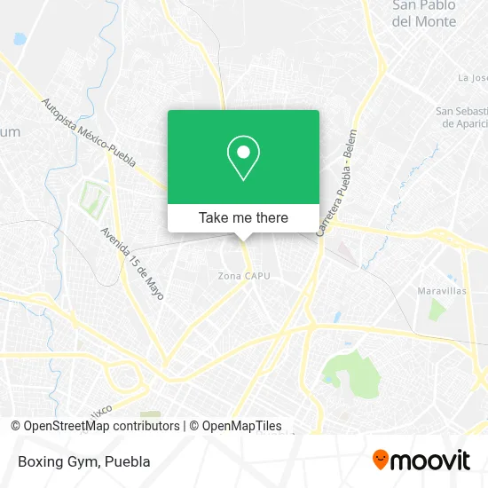 Boxing Gym map