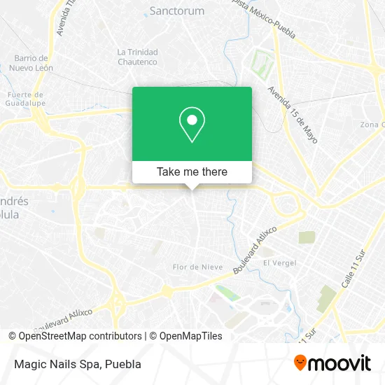 Magic Nails Spa map