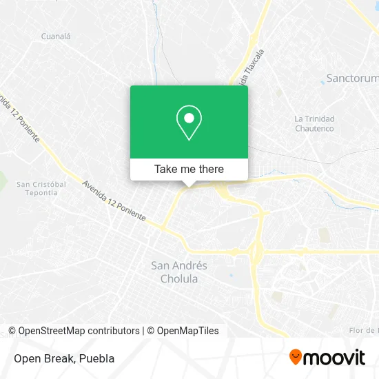 Open Break map
