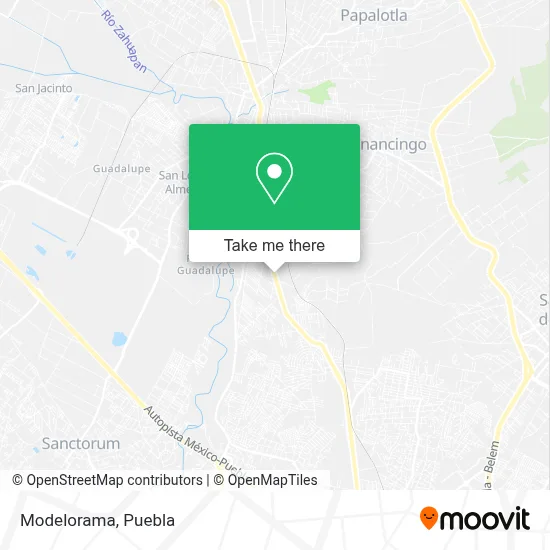 Modelorama map