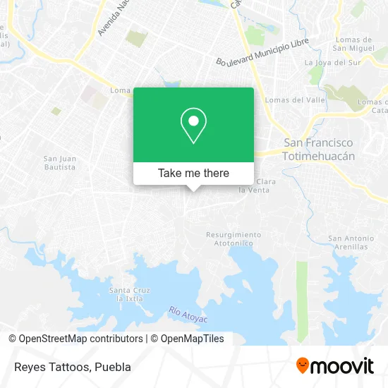 Reyes Tattoos map