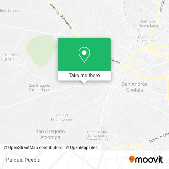 Pulque map