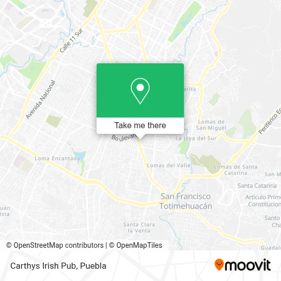 Carthys Irish Pub map