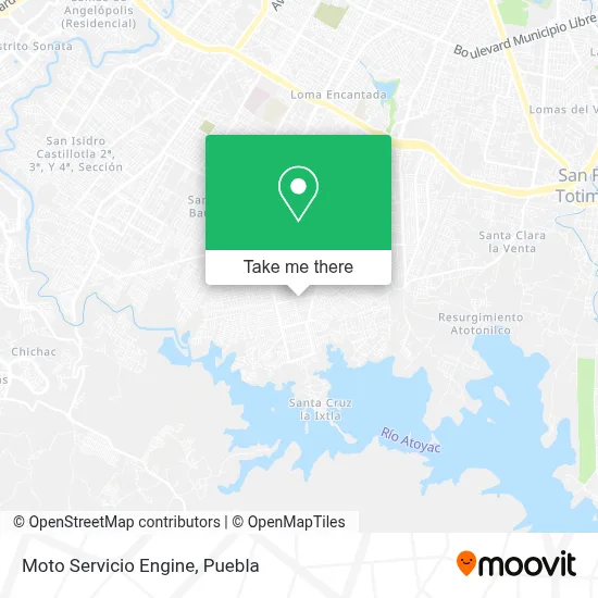 Moto Servicio Engine map