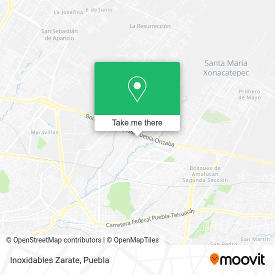 Inoxidables Zarate map