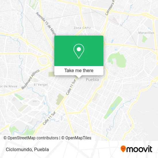Ciclomundo map