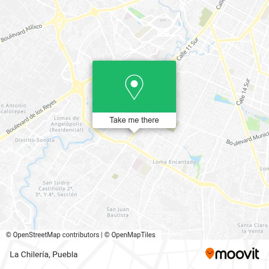 La Chilería map