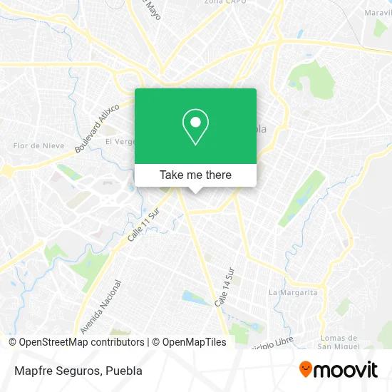Mapfre Seguros map