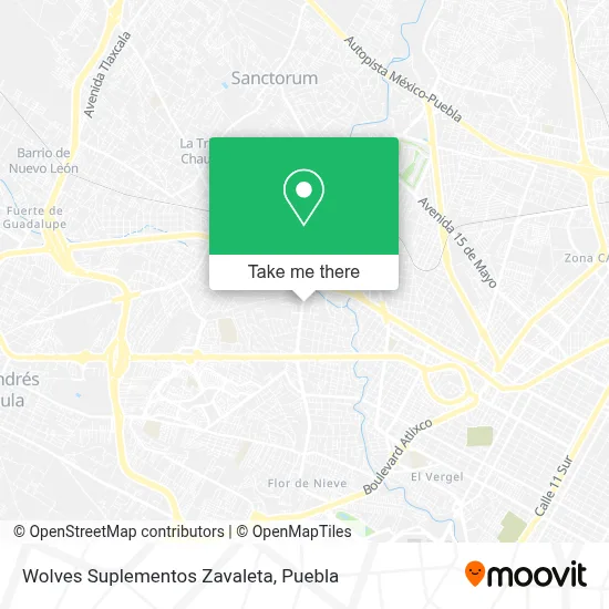 Wolves Suplementos Zavaleta map