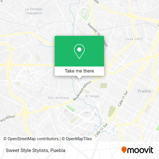 Sweet Style Stylists map