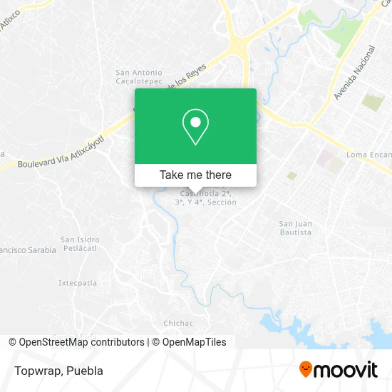 Topwrap map