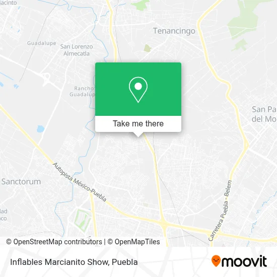 Inflables Marcianito Show map