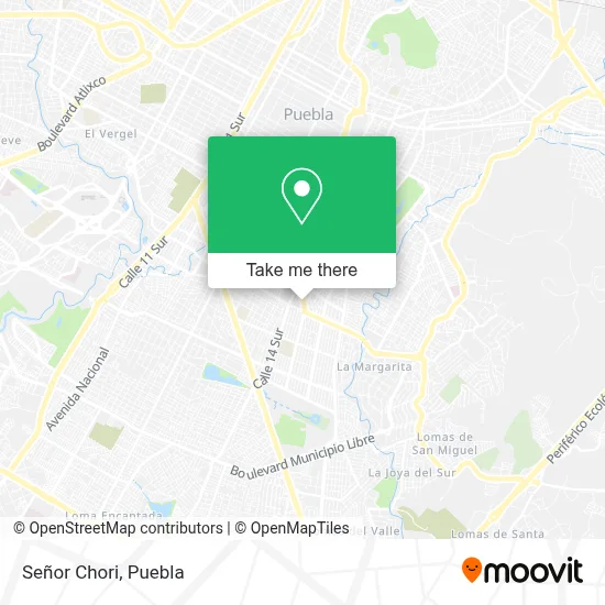 Señor Chori map
