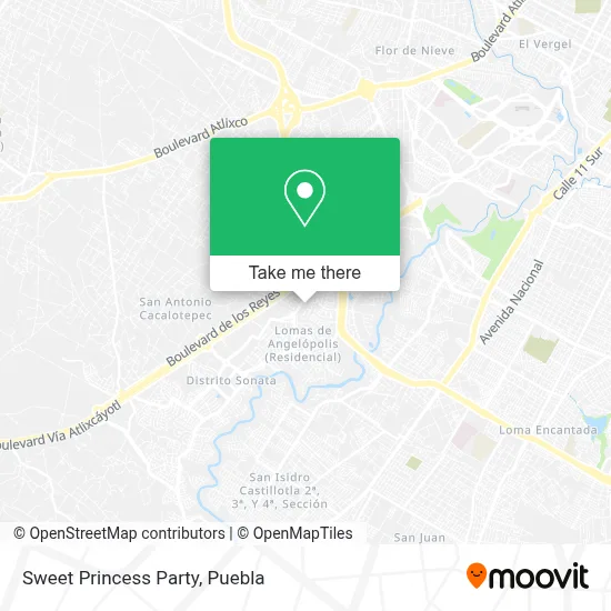 Sweet Princess Party map