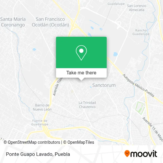 Ponte Guapo Lavado map