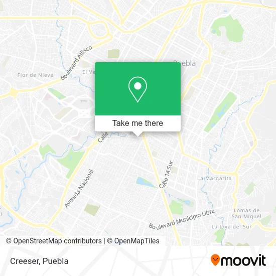 Creeser map