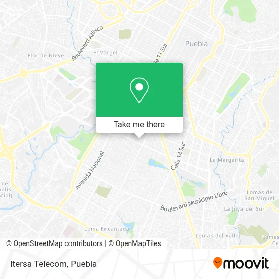 Itersa Telecom map