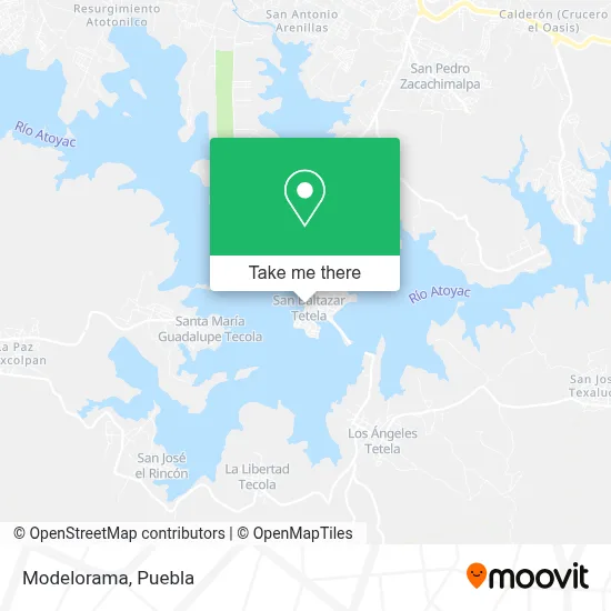 Modelorama map