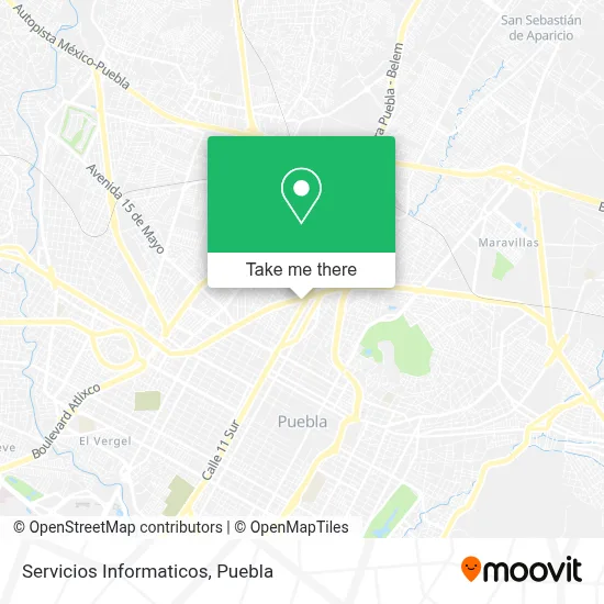 Servicios Informaticos map