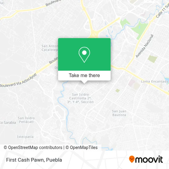 First Cash Pawn map