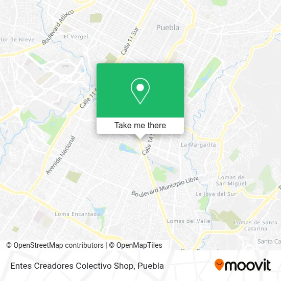 Entes Creadores Colectivo Shop map