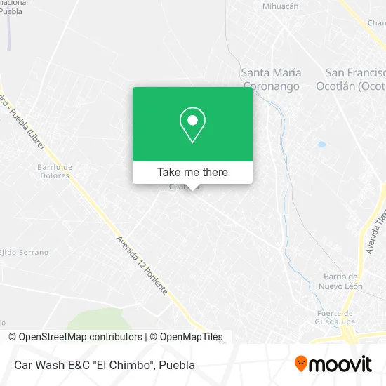 Car Wash E&C "El Chimbo" map