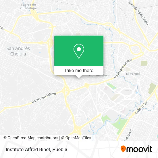 Instituto Alfred Binet map