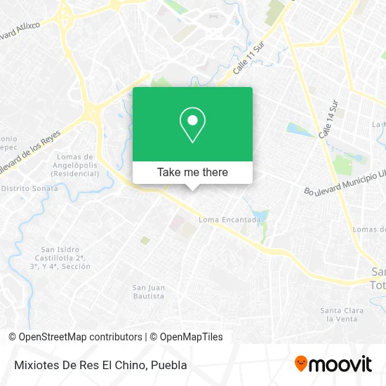 Mixiotes De Res El Chino map
