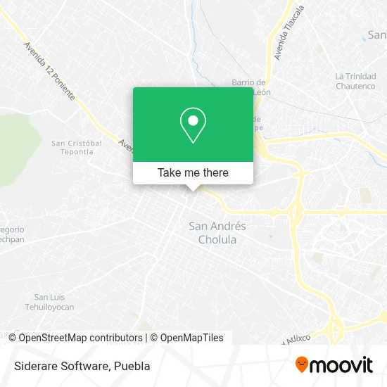 Siderare Software map