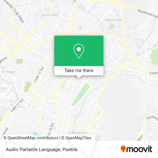 Audio Parlante Language map